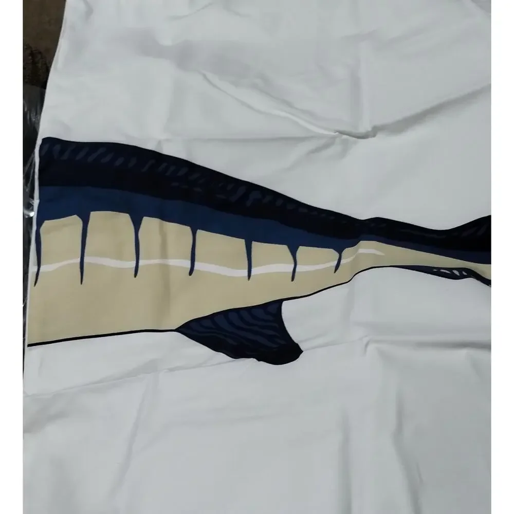 Pottery Barn Teen Say What Marlin Fish Pillow Sham Pr Nautical Coastal Standard